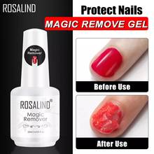 ROSALIND uña Gel polaco magia removedor para manicura rápido limpia dentro de 2-3 minutos de uñas de Gel polaco quitar capa superior para Base 2024 - compra barato