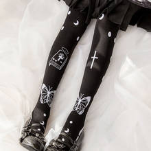 Origional Lolita Socks Black Knitting Long Stockings Knee Socks Lolita Style Socks 2024 - buy cheap