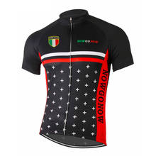 Italy cycling jersey retro men tops black shirts mtb road bike wear clothing Italian pro team racing clothes can custom xxs -6xl 2024 - buy cheap