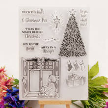 Clear Stamps for DIY scrapbooking/photo album Decorative Merry Christmas Transparent Silicone clear stamp for Art Handmade Gift 2024 - buy cheap