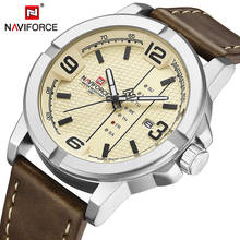 NAVIFORCE Top Brand Watches Men’s Fashion Casual Quartz Wrist Watch Leather Waterproof Watch Men Male Clock Relogio Masculino 2024 - buy cheap