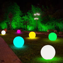 Luz de bola brilhante para jardim, para área externa, com controle remoto, pátio, paisagem, caminho, lâmpadas de mesa, gramado, 16 cores 2024 - compre barato