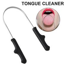 1PCS Reusable Tongue Coating Scraper Stainless Steel Scraping Tongue Cleaner Oral Fresh Breath Clean Hygiene Health Care Tools 2024 - buy cheap