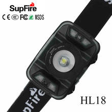 Supfire LED Headlamp Camping Portable Headlight 1500lm mini USB Charging Fishing Head Light HL18 Zoom Flashlight on the head 5W 2024 - buy cheap