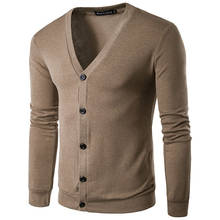 Suéter de cuello alto para hombre, cárdigan informal de punto, ajustado, con claxon, novedad de 2021, M014 2024 - compra barato