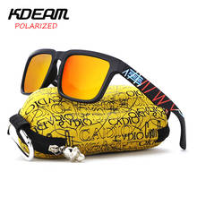 KDEAM Women Men Sport Goggle Square Sunglasses Polarized Sunglasses Beach Driving Travel Sunglasses Fashion Eyewear Sun Glasses 2024 - buy cheap