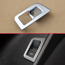 Cubierta de interruptor de maletero para Audi Q7 LHD 2016-2018, cubierta de palanca de puerta trasera cromada mate, embellecedores interiores 2024 - compra barato