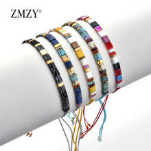 ZMZY Новая мода Janpan Delica браслеты из бисера для женщин Miyuki браслет для мужчин Винтажные Ювелирные изделия Pulseras Mujer Moda Tila бусины Подарок 2024 - купить недорого