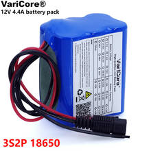 VariCore 12v 4,4 Ah 4400mAh 18650 перезаряжаемые батареи 12V с литиевая батарея BMS упаковка защитная доска CCTV Cam Monitor UES 2024 - купить недорого