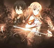 Home Decor Nordic Canvas Painting Wall Art Anime Figure Sword Art On line Picture Art Posters And Prints For Living Room Decor 2024 - buy cheap