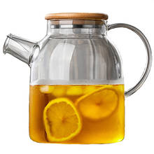 1L/1.8L Big Transparent Borosilicate Glass cup Teapot Heat-Resistant Large Clear Pot Flower Tea Set Puer Kettle Office Home Tool 2024 - buy cheap