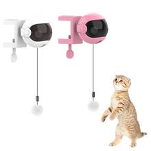Электронная игрушка для кошек, Интерактивная игрушка-тизер для кошек, йо-йо, подъемный шар, Электрический флаттер, вращающаяся Интерактивная головоломка, игрушка для домашних животных, горячая распродажа 2024 - купить недорого