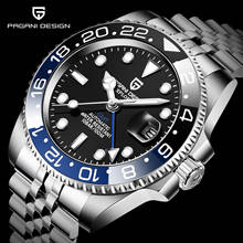 PAGANI DESIGN Top Brand Sapphire GMT Watch Stainless Steel Men Automatic Watch Waterproof Sports Mechanical Watch Reloj Hombre 2024 - buy cheap