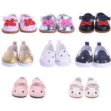 Doll Shoes Handmade Boots 7 Cm Doll Shoes For 18 Inch American&43Cm Baby New Born Doll Clothes Accessories Girl`s  Toys 2024 - buy cheap