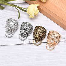 Retro Animal Lion Head Brooch Fashion Men's Suit Shirt Collar Pin Needle Badge Lapel Pins and Brooches Jewelry Accessories 2024 - buy cheap