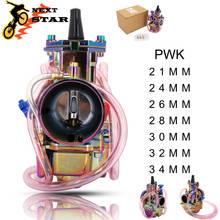 For PWK 21 24 26 28 30 32 34 Colorful For Keihin PWK Motorcycle Carburetor Carburador 2 Strokes Power Jet Racing Moto 90cc-250cc 2024 - buy cheap