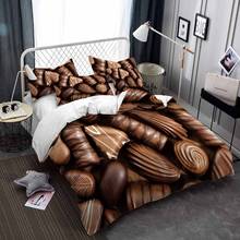Chocolate Bedding Set Sweet Snack Dessert Food Duvet Cover Sets Comforter Bed Linen Twin Queen King Single Size Dropshipping 2024 - buy cheap