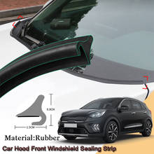 Rubber Car Seal Strip Windshied Spoiler Filler Protect Edge Weatherstrip Strips Sticker Auto Accessories For Kia Niro 2016-2020 2024 - buy cheap