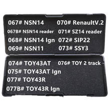 067-077B# NSN14 NSN11 SZ14 SIP22 SSY3 TOY43AT TOY43R for Renault V.2 reader Ign  LiShi 2 in 1  Locksmith Tools For All Types 2024 - buy cheap