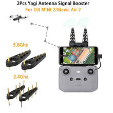 Dji mini 2 yagi antena 5.8ghz 2.4 ghz controle remoto sinal impulsionador faixa extensor para mavic ar 2 mini 2 dji mavic 3 zangão 2024 - compre barato