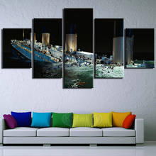 5 Pieces 5D diy diamond painting Titanic Painting 5d full square drill mosaic cross stitch Famous ship,Christmas decor Multi 2024 - buy cheap