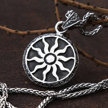 Vintage Sun God Apollo Necklace For Men Chain Punk Fashion Amulet Stainless Steel Necklace And Pendant Jewelry Gift 2024 - buy cheap