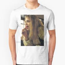 Camiseta Lisa de algodón 100% puro para niña, camisa de Angelina, Jolie, Lisa, Rowe, películas de los 90 2024 - compra barato