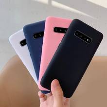 Ultra Thin Case for Samsung Galaxy S10E S10 E S10 Plus S7 edge S8 S9 s10 S20 S21 Plus Note 8 Note 10 Plus Matte back Cover Case 2024 - buy cheap