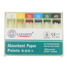 200Pcs/Pack Dental Absorbent Paper Points Sterile Mixed Sizes 15-40# For Dentistry 2024 - buy cheap