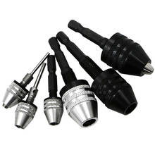 Mini abrazadera de Portabrocas de eje sin llave, eje de Motor eléctrico, accesorio de taladro de 1/4 pulgadas, adaptador de broca de vástago hexagonal 2024 - compra barato