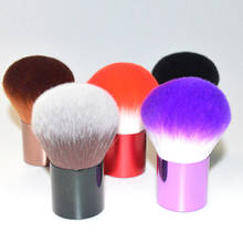 Brochas de maquillaje en polvo, brocha portátil suave para colorete, base de maquillaje, belleza de uñas esenciales, 6 colores, calidad Premium 2024 - compra barato