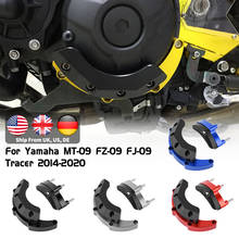 MT 09 Engine Cover Guard Pad Crash Protector Frame Slider For Yamaha FZ09 FZ-09 MT-09 2014-2020 FJ-09 MT09 Tracer 900 GT XSR900 2024 - buy cheap