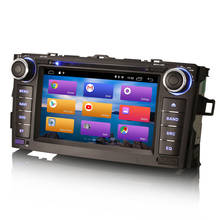 7 "Android 9,0 OS автомобильный DVD Мультимедиа gps радио для Toyota Auris 2007-2012 и Corolla Altis 2012-2013 с разделенным экраном Поддержка 2024 - купить недорого