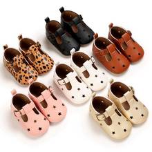 Retro Baby Shoes First Walker Spring Summer Toddler Girls Princess Shoes 2021 Infant Pentagram Hollow Out Prewalker 2024 - buy cheap