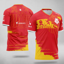Camiseta de equipo de Esports G2 para hombres y mujeres, uniforme de España con nombre personalizado para Fans, camiseta con identificación personalizada 2024 - compra barato