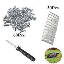 90pcs/1set Trimmer Blade Lawn Mower Grass Replacement Cutter Piece For Worx Landroid Automower/Garden Robotic Lawnmower Tools 2024 - buy cheap