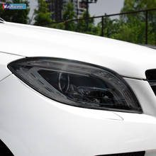 Car Headlight Protective Film Transparent Black TPU Sticker For Mercedes Benz ML Class W166 2012-2015 ML320 ML350 63 Accessories 2024 - buy cheap