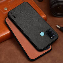 Leather Back Cover Case for Realme 5 6 7 Q2 X50 X7 Pro 7i V5 X50m 5G C3 C11 C12 C17 For OPPO A9 A5 2020 A11 A11x K7x Plain Coque 2024 - buy cheap