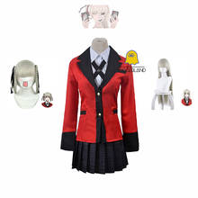 Kakegurui-Disfraz de Momobami riririka, uniforme de Momobami Kirari, vestido Harajuku para Halloween, uniforme escolar para mujer 2024 - compra barato