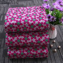 Lychee Life 1Yard Flower Printed Real Wax Fabric For Women Dress Ankara African Batik Patchwork Fabric Diy Sewing Accessories 2024 - buy cheap