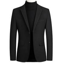 New Mens Suits Jacket Mens Slim Fit Wool Blazer Suit Jacket Plus Size Male Mens Wedding Jackets Coats high quality Suits Jackets 2024 - buy cheap