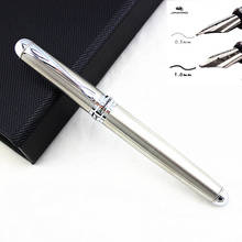 Jinhao 750 caneta fonte iraurita, de alta qualidade, metal, ponta fina 0.5 /1.0, luxo, escola, escritório, tinta, escrita, papelaria 2024 - compre barato