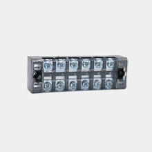 1 pces 25a 600v dupla fileira parafuso terminal bloco fixo placa de fiação fio conector tb-2506 2024 - compre barato