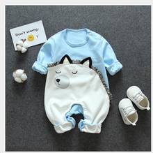 Newborn baby jumpsuit, baby boy and baby cotton covered foot jumpsuit. 0 2024 - buy cheap
