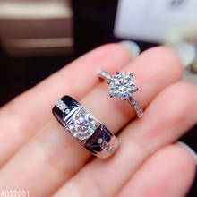 KJJEAXCMY fine jewelry Mosang Diamond 925 sterling silver new Couple women men ring support test popular 2024 - buy cheap