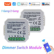 1 Gang/2 Gang Tuya Smart Life Zigbee 3.0 Dimmer Switch Relay Module Smart Home Remote Control Works With Alexa Google Home 2024 - buy cheap