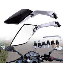Espejo retrovisor trasero para motocicleta, espejos laterales traseros de modificación de Moto de 8mm y 10mm para KAWASAKI NINJA 650R, ER6F, ER6N, ZZR1200, ER5, GPZ500, EX500 2024 - compra barato