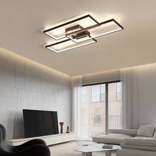 Cuboid-lustre led para teto, luminária de teto criativa para trabalho e escritório, iluminação para casa, sala de estar, quarto, restaurante, estudo