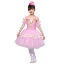 Professional Ballet Tutu Adult Female Girls Swan Lake Costume Children Kids Straps Fairy Fluffy Long Ballerina Dress Women Mujer 2024 - buy cheap