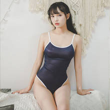 Women Body Sexy Sheer Bodysuit Higt Cut Thong Bodysuit Transparent Strip Shiny Erotic Bodysuit Lingerie One Piece Sexy Onesie 2024 - buy cheap